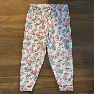 100% Authentic Womens LoveShackFancy Jogger Pants Size Small
